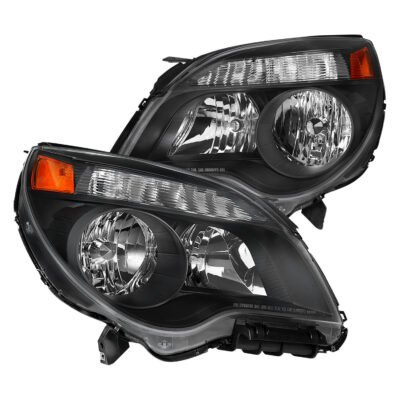 Fits 2010–2015 Chevrolet Equinox Factory Style Headlights (Matte Black Housing / Clear Lens)