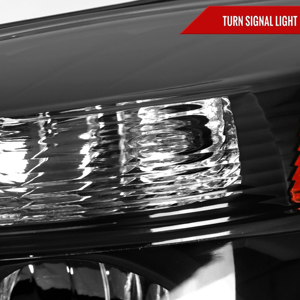 Fits 2010–2015 Chevrolet Equinox Factory Style Headlights (Matte Black Housing / Clear Lens) - Image 5