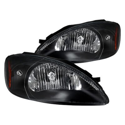 Fits 2000-2007 Ford Taurus Factory Style Headlights (Black Housing / Clear Lens)