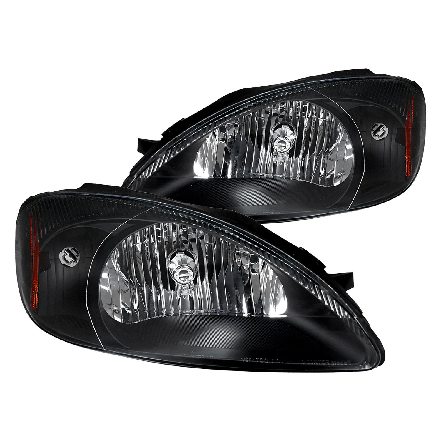 Fits 2000-2007 Ford Taurus Factory Style Headlights (Black Housing / Clear Lens)