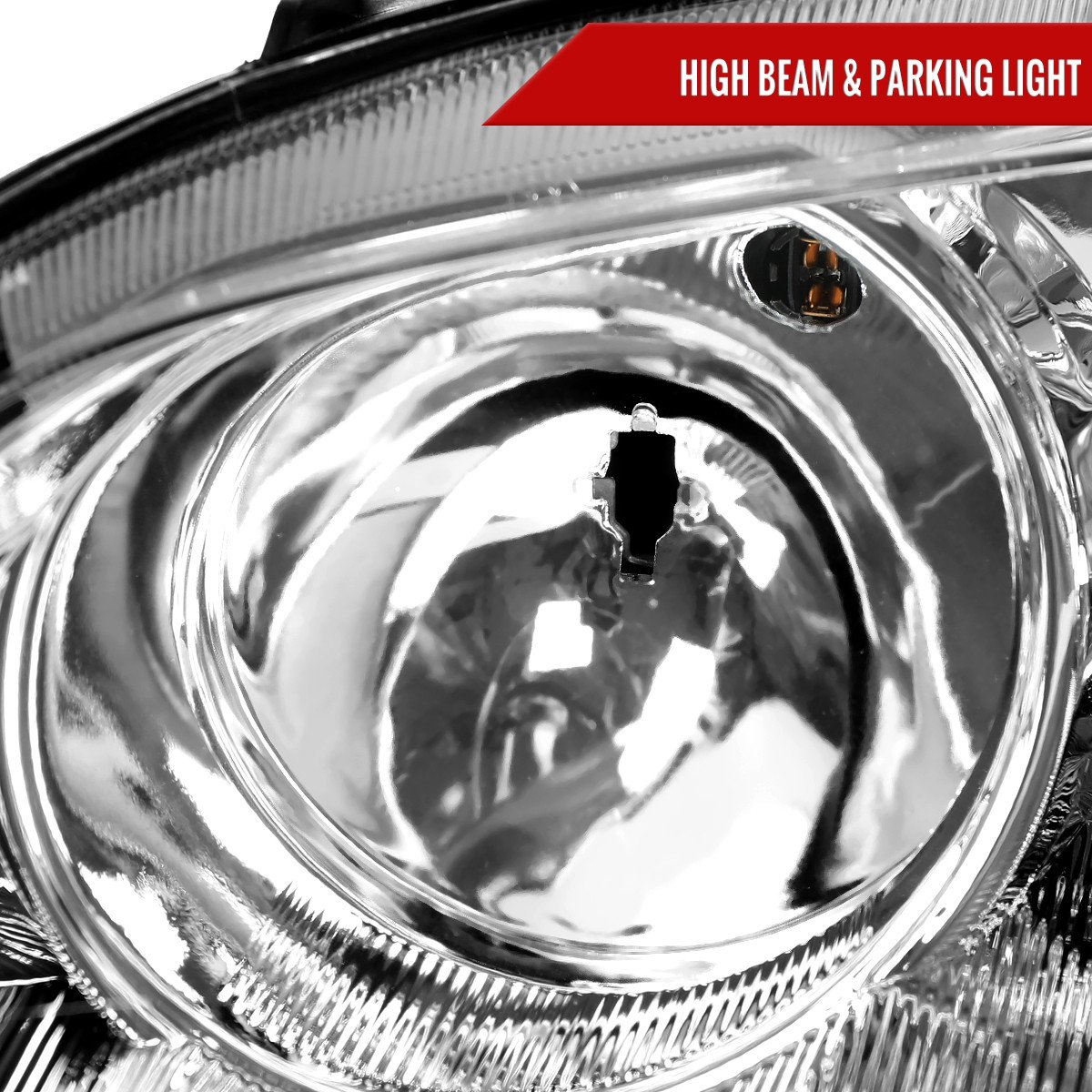 Fits 2003-2005 Mazda 6 Factory Style Projector Headlights (Chrome Housing/Clear Lens) - Image 6