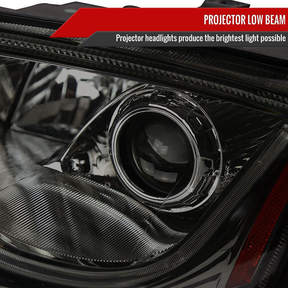 Fits 1999-2006 Audi TT LED Bar Projector Headlights (Chrome Housing/Smoked Lens) - Image 9