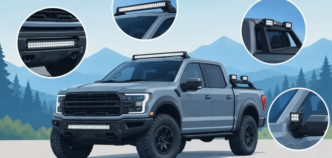 Best Light Bar Mounting Locations for Trucks