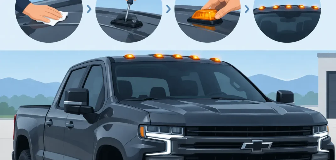 How to Install Silverado Cab Roof Lights